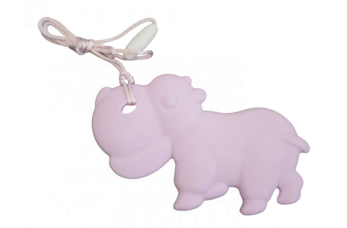 Flodhest Silikone Bidering 0524 Lyselilla