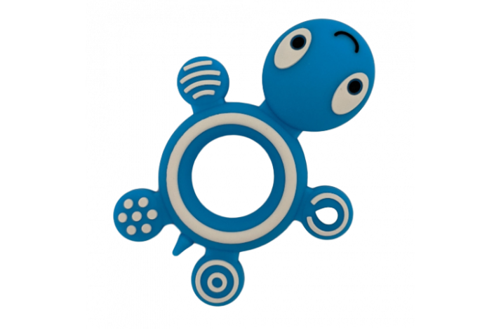 Skildpadde Silikone Bidering 0418 Himmelbl