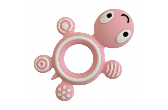 Skildpadde Silikone Bidering 0624 Baby Lyserd