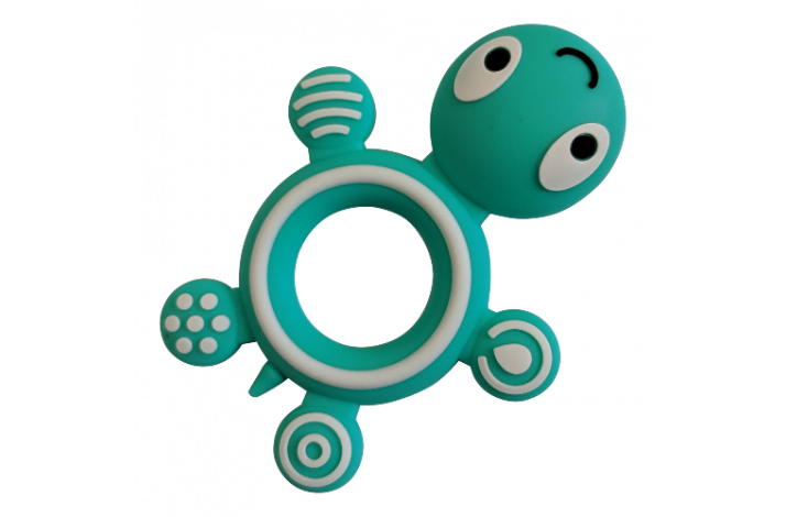 Skildpadde Silikone Bidering 0318 Turkis