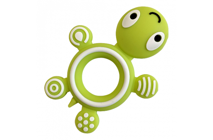 Skildpadde Silikone Bidering 0222 Limegrn