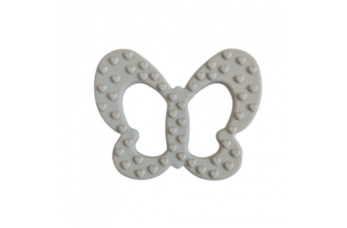 Sommerfugl Silikone Bidering 0014 Lysegr