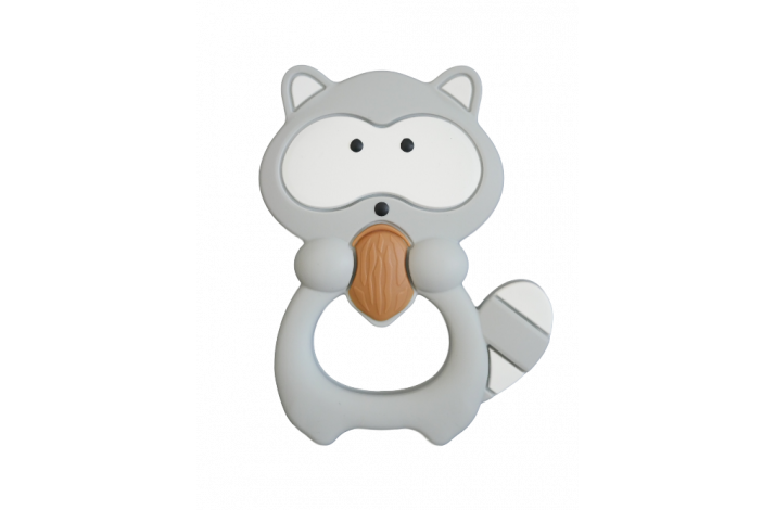 Vaskebjrn Silikone Bidering 0014 Lysegr