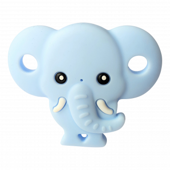 Baby Lysebl Elefant Silikone Sutte