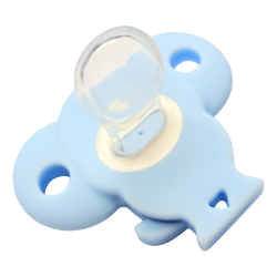 Baby Lysebl Elefant Silikone Sutte