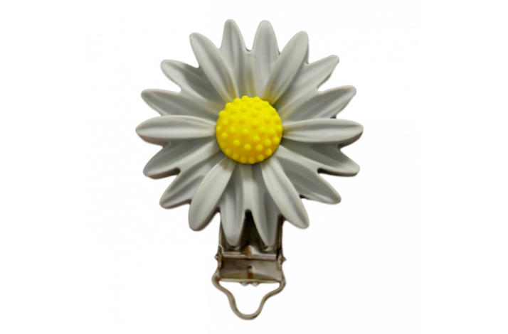 Blomster Silicone Clips 0014 Lysegr
