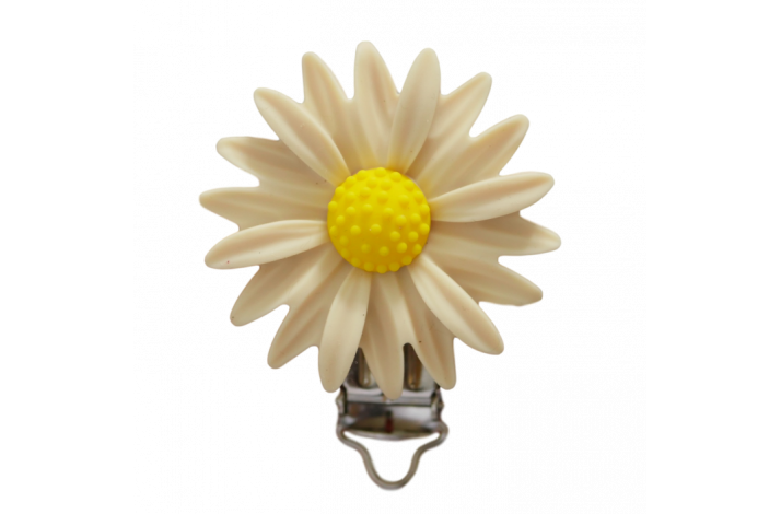 Blomster Silicone Clips 0930 R Hvid