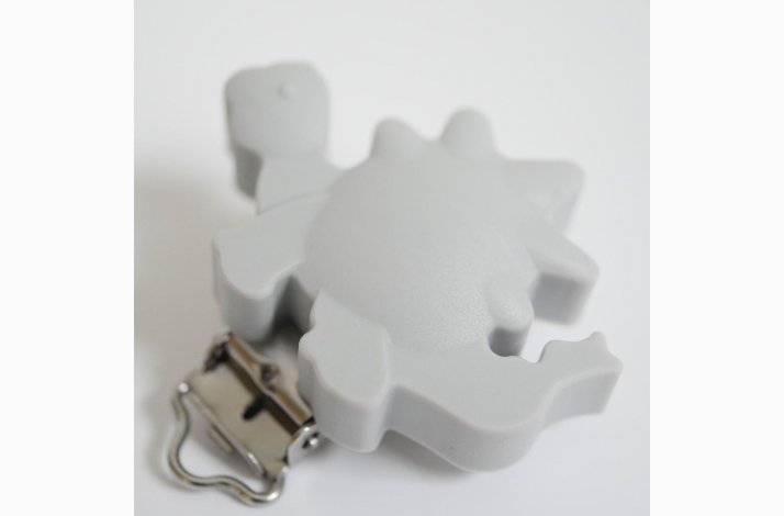 Dinousaur Silicone Clips 0014 Lysegr