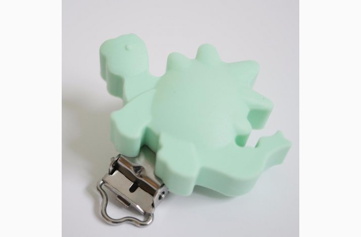 Dinousaur Silicone Clips 0324 Mint