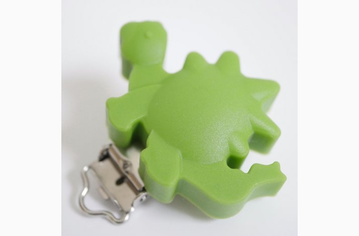 Dinousaur Silicone Clips 0216 Grn
