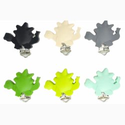 Dinousaur Silicone Clips