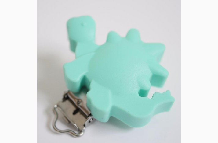 Dinousaur Silicone Clips 0320 Medium Turkis