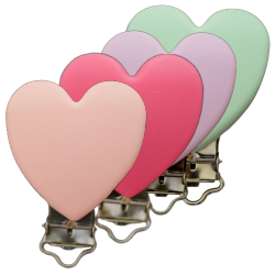 Hjerte Silicone Clips