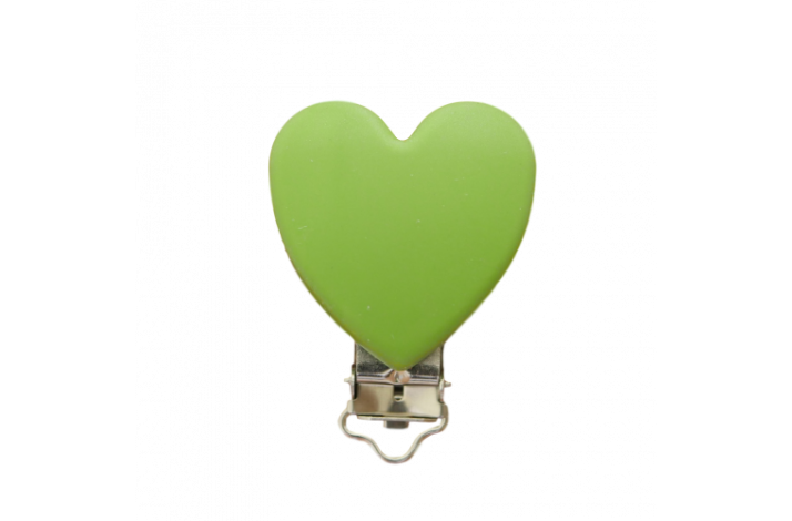 Hjerte Silicone Clips 0216 Grn