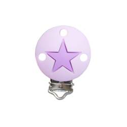 Rund med Stjerne Silikone Clips