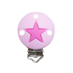 Rund med Stjerne Silikone Clips