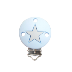 Rund med Stjerne Silikone Clips