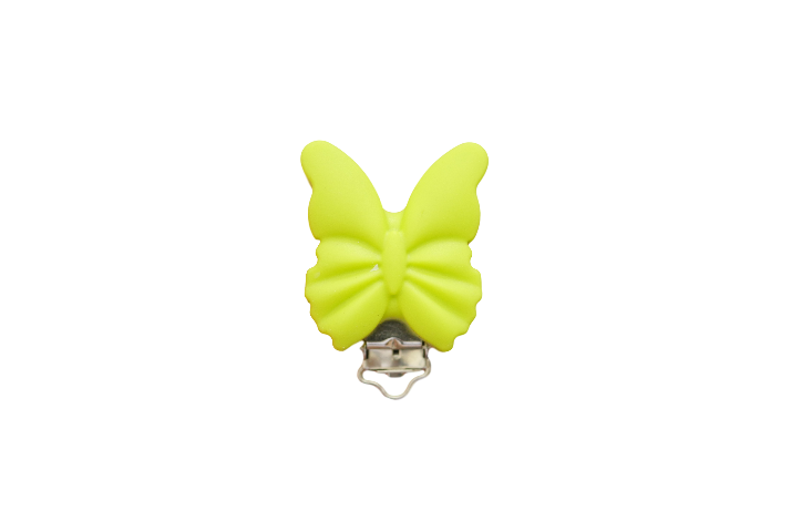 Sommerfugl Silicone Clips 0222 Limegrn