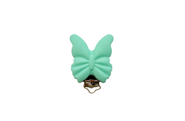 Sommerfugl Silicone Clips 0320 Medium Turkis
