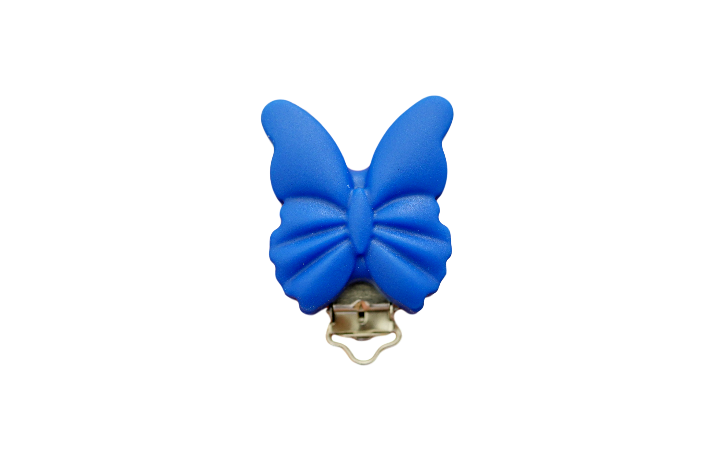 Sommerfugl Silicone Clips 0412 Marinebl