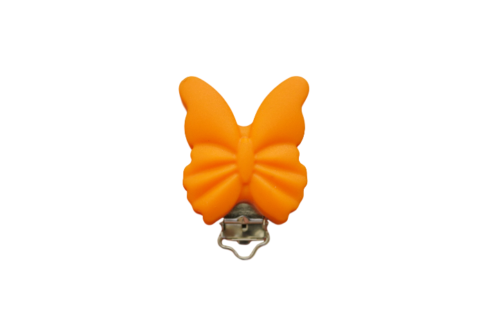 Sommerfugl Silicone Clips 0910 Orange