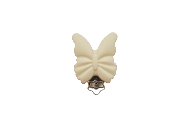 Sommerfugl Silicone Clips 0930 R Hvid