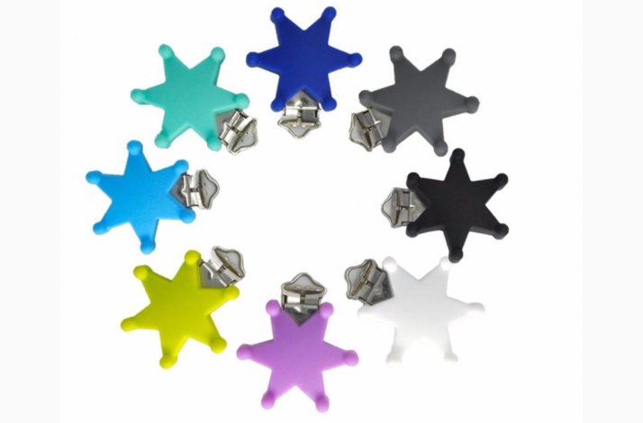 Stjerne Silicone Clips