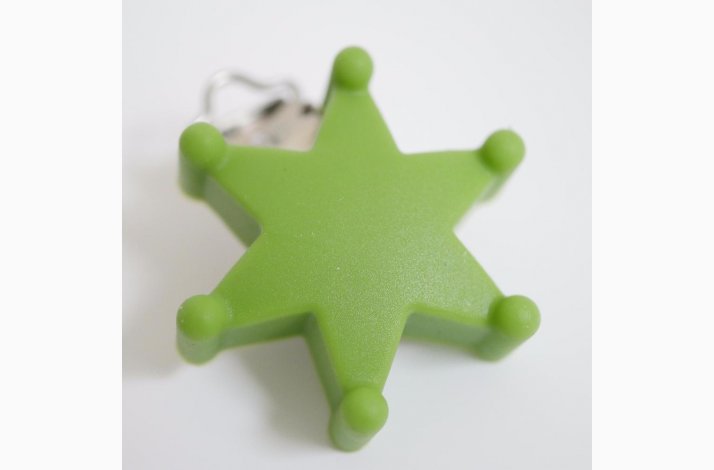 Stjerne Silicone Clips 0216 Grn