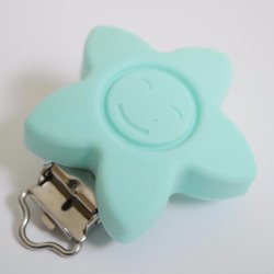 Stjerne Silicone Clips med Ansigt