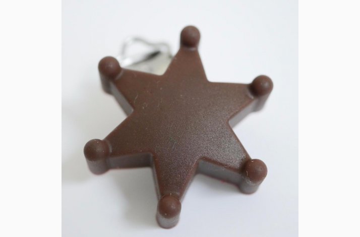 Stjerne Silicone Clips 0110 Chokolade