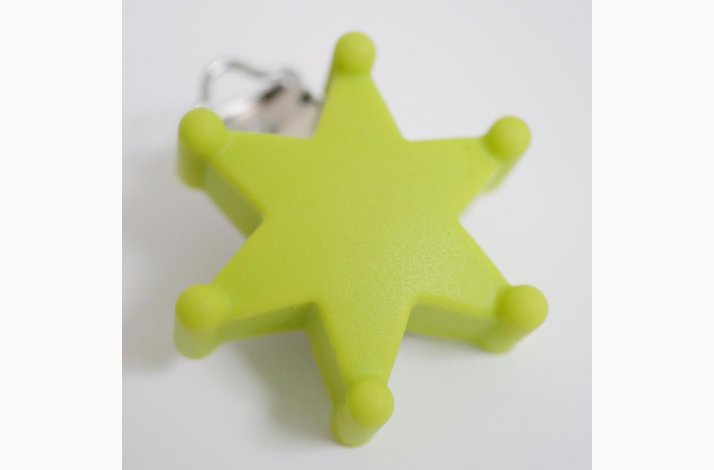 Stjerne Silicone Clips 0222 Limegrn