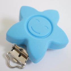 Stjerne Silicone Clips med Ansigt