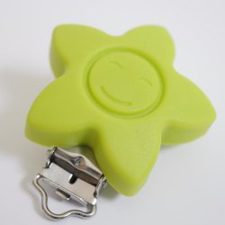 Stjerne Silicone Clips med Ansigt