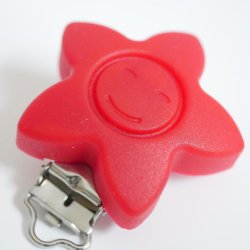 Stjerne Silicone Clips med Ansigt