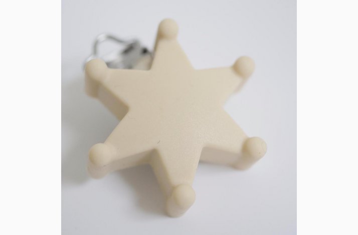 Stjerne Silicone Clips 0930 R Hvid