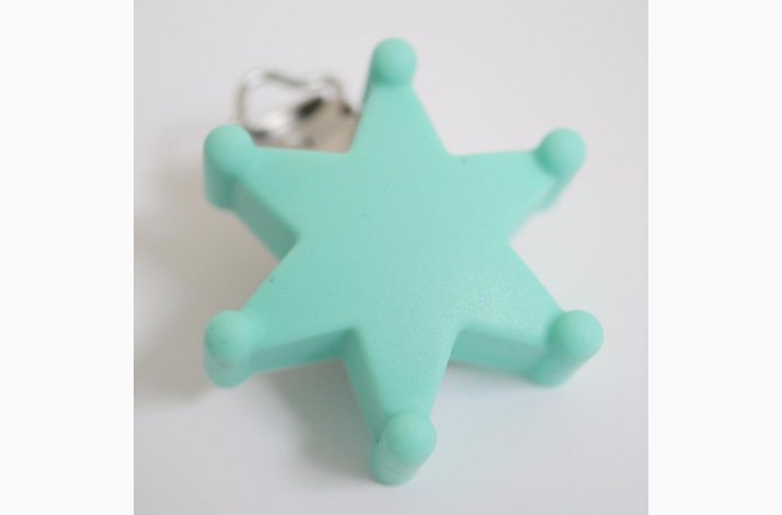 Stjerne Silicone Clips 0320 Medium Turkis