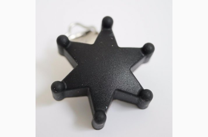 Stjerne Silicone Clips 0010 Sort