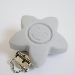 Stjerne Silicone Clips med Ansigt
