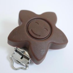 Stjerne Silicone Clips med Ansigt
