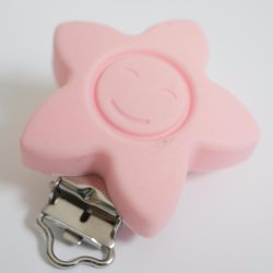 Stjerne Silicone Clips med Ansigt