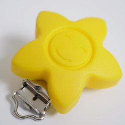 Stjerne Silicone Clips med Ansigt