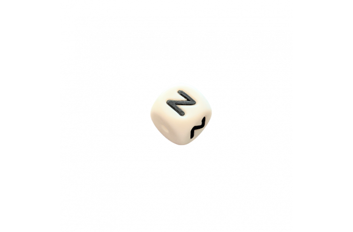 12 x 12 mm Silikone Bogstave N
