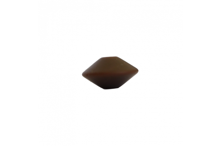 12 x 7 mm Linser Silikone Perler 0110 Chokolade