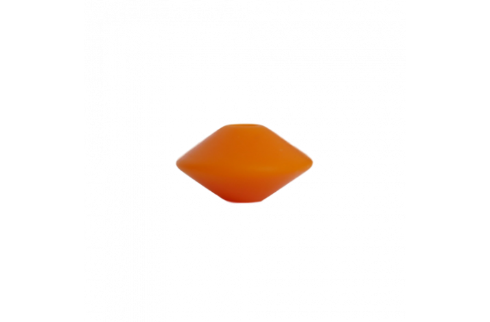 12 x 7 mm Linser Silikone Perler 0912 Squash Orange