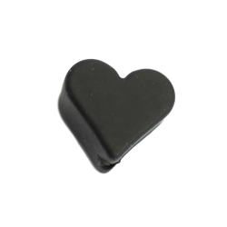 13 mm Hjerte Silikone Perler
