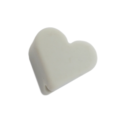 13 mm Hjerte Silikone Perler
