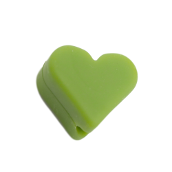 13 mm Hjerte Silikone Perler