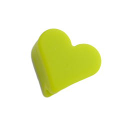 13 mm Hjerte Silikone Perler
