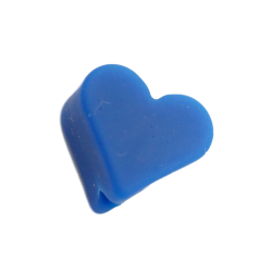 13 mm Hjerte Silikone Perler