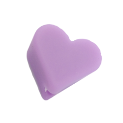 13 mm Hjerte Silikone Perler